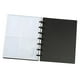 thumbnail image 2 of 160 Bolsillos 2x álbum 7 Carpeta de Anillas Mangas para Sesión Fotográfica Cuaderno Recargable Portátil para Tarjetas Soporte de Almacenamien Negro perfecl Mini álbum de fotos, 2 of 5