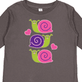 thumbnail image 4 of Inktastic Snail Lover Girl Garden Snails Girls Long Sleeve Toddler T-Shirt, 4 of 5