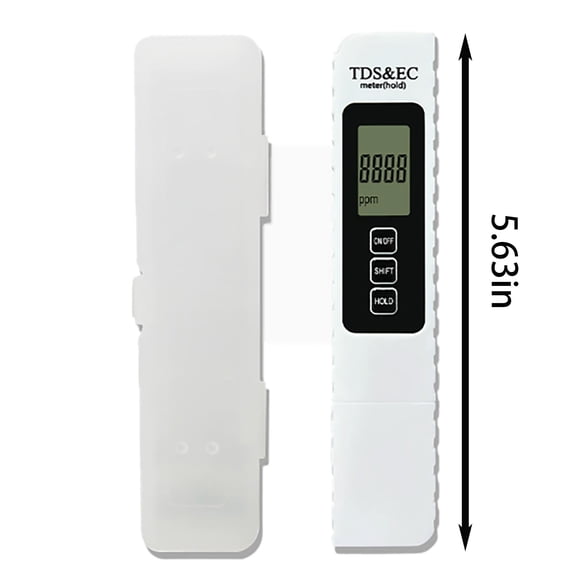 Clearance Under $1.59! 1PC 4-in-1 Digital Water Tester, TDS Meter with Temperature & Conductivity Measurement, Plastic, for Drinking Water & Pools, (16cm, White)