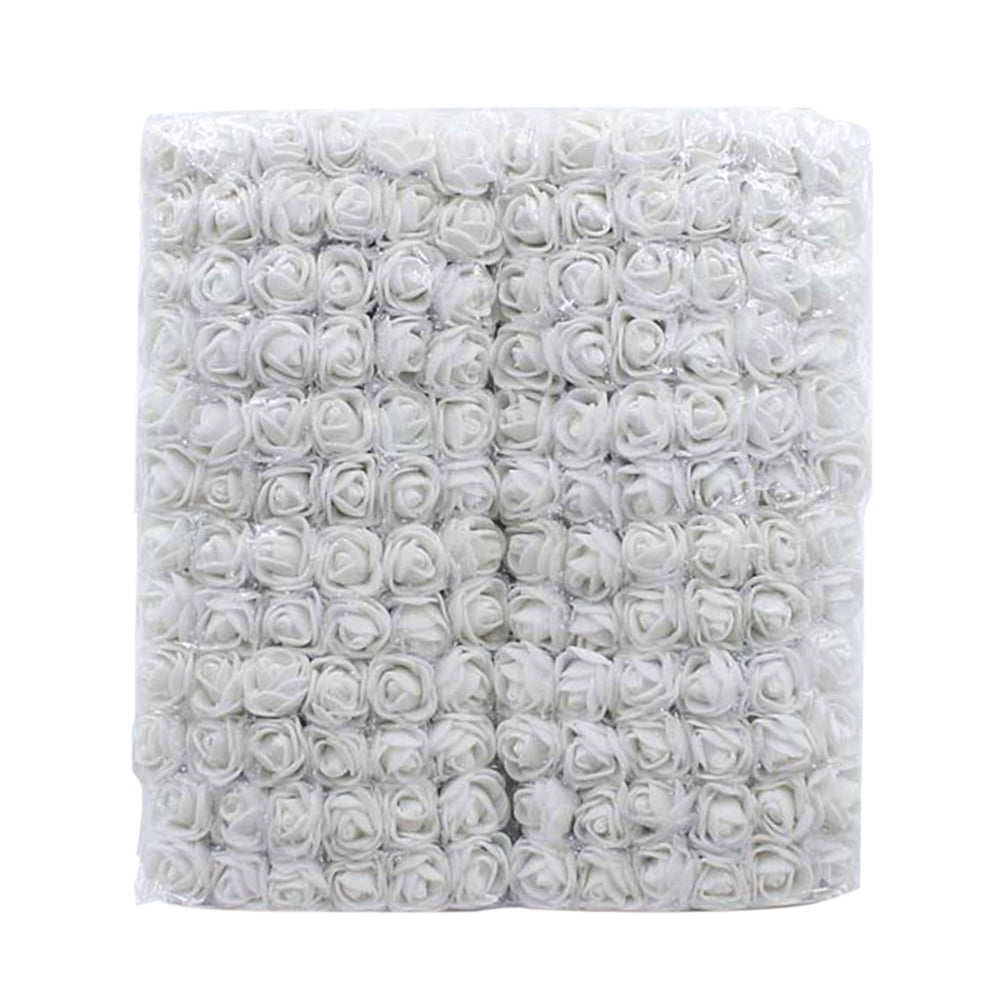 144 Pieces Artificial Flowers Mini Foam Roses with Stem Wedding Bouquet Decor;144 Pieces Artificial Flowers Mini Foam Roses with Stem Wedding Bouquet Decor