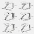 thumbnail image 2 of 6pcs Stainless Steel Tablecloth Clips Graphic Tablecloth Clips High Elasticity Mobile Fixed Clips (flowers), 2 of 4