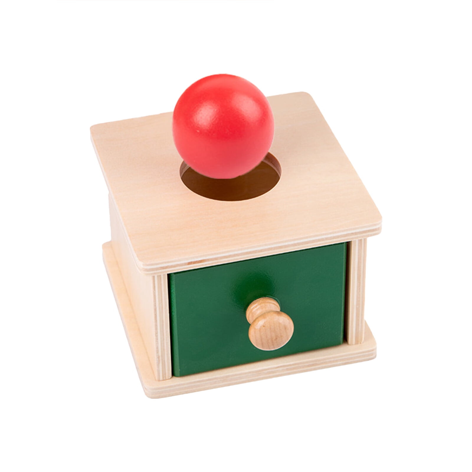 Jpgif Montessori Toys For Babies 6 12 Months Includes Object Permanence Box Wooden Baby Sorting