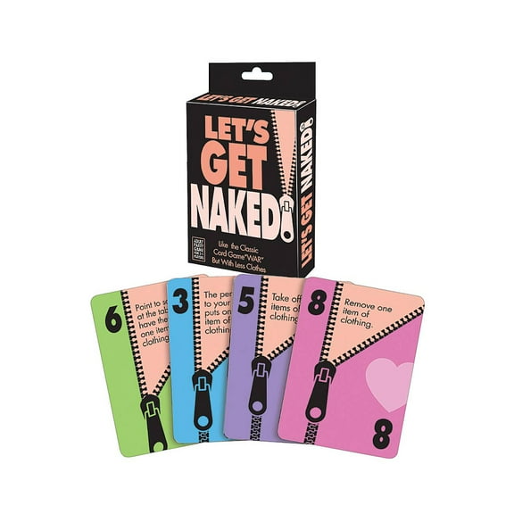 Little Genie Let's Get Naked Lovers Adult Card Game
