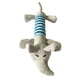 thumbnail image 1 of Juguete de peluche para perro, lindo animal a rayas con 4 patas, juguete masticable para perro, para mascotas, perros y gatos, para rechinar los dientes, limpieza, elefante, 1 of 12