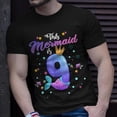 thumbnail image 2 of Girls 9Th Birthday This Mermaid Is 9 Years Old Costume TShirt, 2 of 6