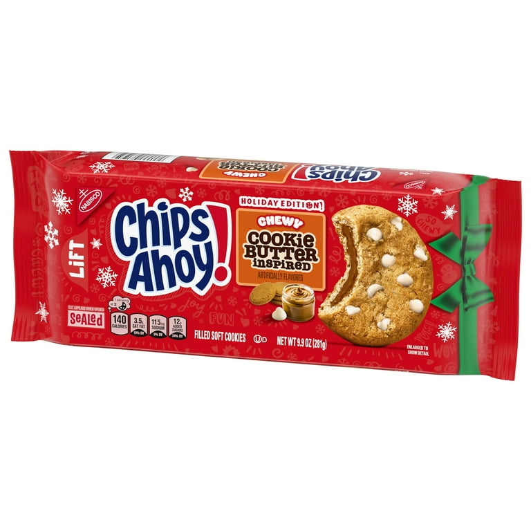 Chips Ahoy!, Chewy Cookies, Limited Edition 9.9 oz, Holiday Treats