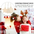 thumbnail image 4 of Minkissy 30Pcs Wooden Slices Decorative Pendant Light Brown Round Head Tree For Diy Crafts And Art Projects, 4 of 5