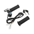 thumbnail image 4 of Accelerator Handle Bar, ABS 2pcs Waterproof LED Indicator Throttle Handle Grips Antiskid Comfortable  For Motorcycles For Scooters, 4 of 8