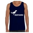 thumbnail image 1 of Awkward Styles Men's Daddysaurus Cute Father`s Graphic Tank Tops Daddy Saurus, 1 of 4