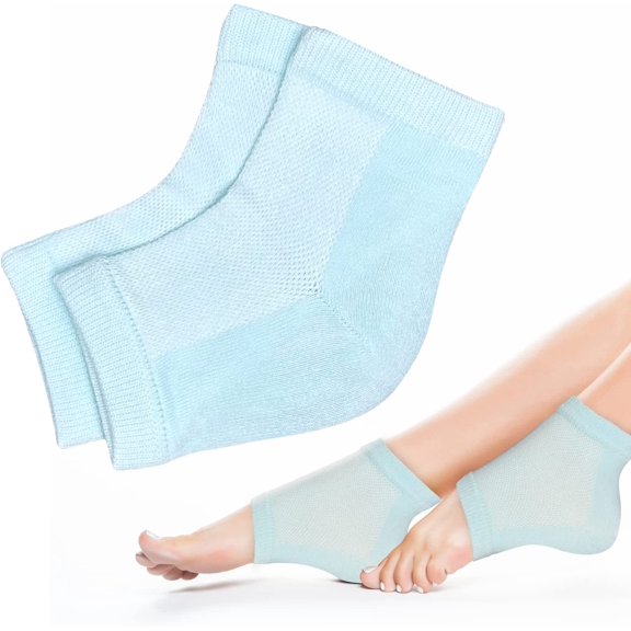 Moisturizing Socks Lotion Gel for Dry Cracked Heels, Spa Gel Socks Humectant Moisturizer Heel Balm Foot Treatment Care Heel Softener Sock (1 Pair)