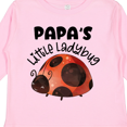 thumbnail image 4 of Inktastic Papa's Little Ladybug Boys or Girls Long Sleeve Toddler T-Shirt, 4 of 5
