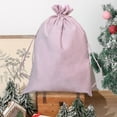 thumbnail image 5 of SLYNSHome Christmas Large Gift Bags,Drawstring Santa Claus Bag for Christmas Party Decor Xmas Stocking Stuffer Supplies - Pink, 5 of 7