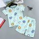 thumbnail image 2 of Odeerbi 1-8 Años Niños Niñas Pijamas de Verano de Algodón de Manga Corta Tops Pantalones Cortos Conjunto de Dos Piezas de Pijama, 2 of 3