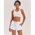 thumbnail image 2 of Pinspark Running Shorts for Women Quick Dry Workout Athletic Short Lightweight with Comfy Liner Zipper Pockets, 2 of 7