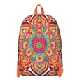 thumbnail image 3 of Oversized Boho Mandala Print Backpack for College Students, Spacious Laptop Space Bookbag, Durable for School Work and Commute, Ideal Gift, 3 of 5
