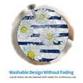 thumbnail image 6 of Disketp Daisy Striped Nautical Small Mouse Pad 7.9x7.9 Inches,Washable Round Mousepad For Office Laptop Computer,Non-Slip Rubber Base Mouse Pads For Wireless Mouse, 6 of 9
