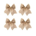 thumbnail image 2 of zhmrfg Christmas Plaid Bow Decoration 4 Pack Gift Box Ribbons Elegant Checkered Bows Polyester Fabric Christmas Tree Ornament Holiday Party Favors for Wreath Front Door Wedding Home Decor, 2 of 6