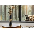 thumbnail image 4 of AeraVida Unique 14 Inch Spotted  Spiral 2-Tone Brown Mango Tree Wooden Vase, 4 of 7