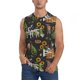 thumbnail image 1 of Fotbe Farm Animals 2 Men's Camiseta sin Mangas Estampada para Hombres, Playera Casual para Gimnasio, Entrenamiento, Playa-Large, 1 of 7