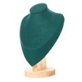 thumbnail image 1 of Counter Top Jewlery Display Stand Wooden Bust Pendants Holder Case, Easy to Use, 1 of 8