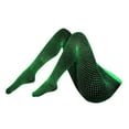 thumbnail image 2 of Cxenplz Women's Sexy High Waist Hollow Out Tights Fishnet Stockings Glow in the Dark Pantyhose Luminous Bodysuit Leggings Lingerie Pants for Glowing Party, 2 of 3