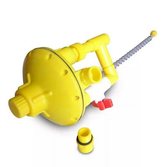 Poultry Farming System Water Line Water Pressure Regulator Automatic Pressure Regulating Valve 1Pcs Yellow