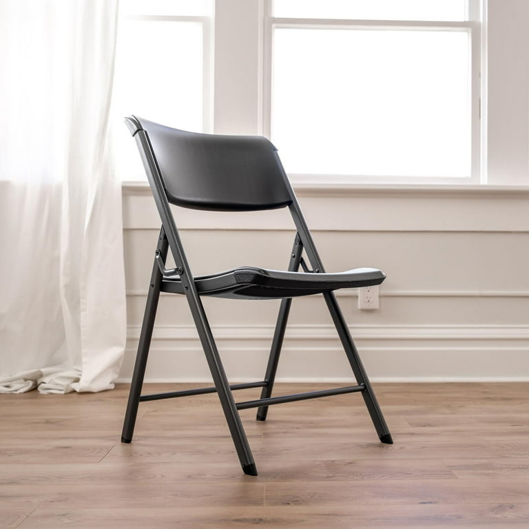 Lifetime A-Frame Folding Chair, Black (Set of 4)-81169 - Walmart.com