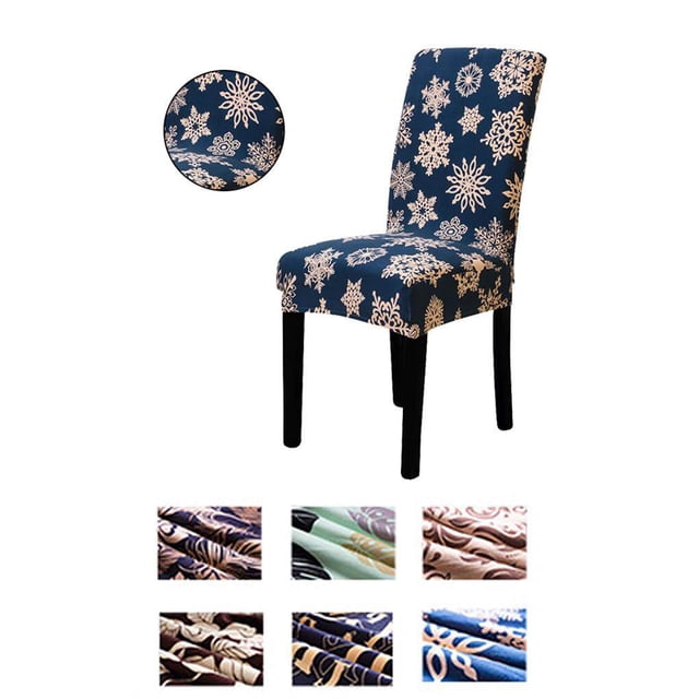 Dalazy 4Pcs Dining Chair Covers Modern Stretch Chairs Protective Cover Removable Washable Slipcovers