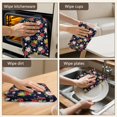 thumbnail image 5 of 2 Pcs Pioneer Flower Floral Print Pattern Kitchen Towels, Funny Microfiber Dish Towel Set, 18" X 26" Tea Towels, 5 of 6