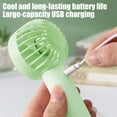 thumbnail image 5 of Portable Handheld Fan with 3-Speed USB Rechargeable Battery, Compact, Quiet, and Lightweight for Travel, Outdoor Activities, and Daily Cooling, 5 of 5