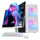 thumbnail image 1 of Xtreme PC Gaming Computadora Intel Core I5 12400 16GB SSD 1TB Monitor 23.8 Curvo 100Hz WIFI Fuji White, 1 of 6