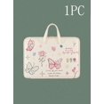 thumbnail image 1 of Bolsa Para Laptop 13-15 Pulgadas Blanco Con Diseño De Mariposas, 1 of 12
