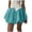 Blue, variant on Women's Casual Solid Color Ruffle Skirt | Flirty Short Skater Skirt for Ladies Skirts for Men M