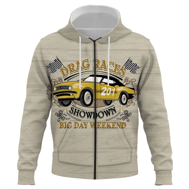 Nuevas sudaderas con cremallera para hombres, mujeres y niños, sudaderas con dibujos de coches, jersey estampado 3D, ropa de calle, moda informal para niños y niñas, chaqueta para niños