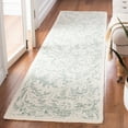 thumbnail image 3 of SAFAVIEH Micro-Loop Lasya Leaves Area Rug, Grey/Ivory, 5' x 8', 3 of 10
