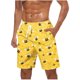thumbnail image 1 of Pantalones Cortos Casuales para Hombre Imprimir con Bolsillos Pantalones de Playa de Cintura Elástica, Pantalones Cortos de Cintura Elástica para Hombre, 1 of 5