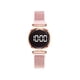 thumbnail image 1 of Reloj Cuarzo Con Correa Malla para Mujer Pulsera Aleación Hebilla Magnética Digital LED Regalos, 1 of 10