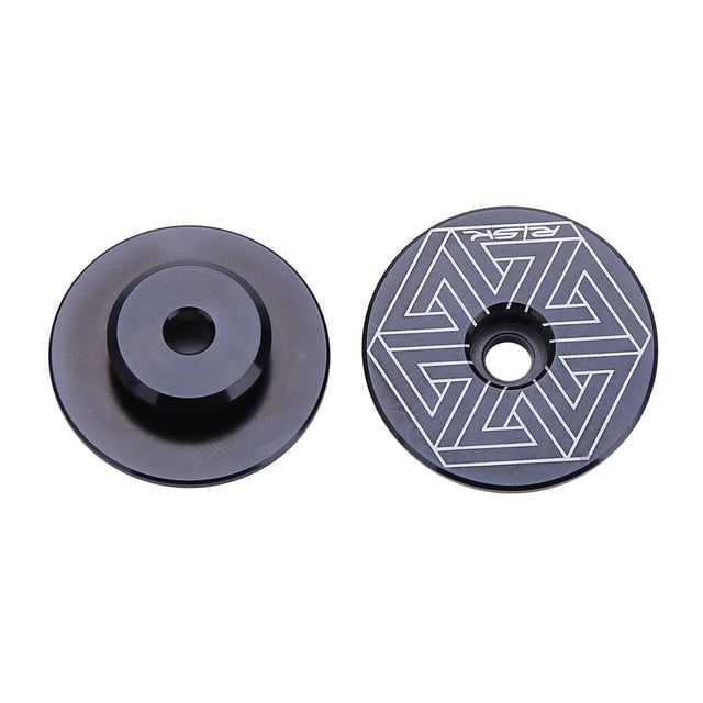 - 1 par de tapones para manillar de bicicleta, aleación de aluminio, ajustable, para la mayoría de bicicletas de carretera, bicicleta de monta?a (circular) Ecomeon no