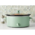 thumbnail image 2 of Mainstays 6 Quart Manual Slow Cooker, Green Sage, 2 of 8