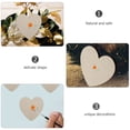 thumbnail image 5 of FENGGUIQU 40 Pieces Wooden Heart Shapes for Crafts, Home Decor, Party Decorations, Art Projects 2x1.9x0.4 Inches, 5 of 6