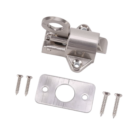 NestledNature Latch Lock, Gate Security Pull Spring Bounce Door Aluminum Latch Lock, Door Lock Replacement, Home Improvement Supplies For Window Shed Gate Toilet Bedroom