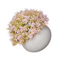 thumbnail image 3 of Bola de césped artificial en maceta, simulación de hierba, decoración de plantas, decoración de la mesa de la oficina en casa, hierba tipo 3, rosa Advancent HA7593-04B, 3 of 6