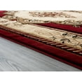 thumbnail image 5 of United Weavers Drachma Patras Traditional Medallion Area Rug, Burgundy, 5'3" x 7'6", 5 of 5