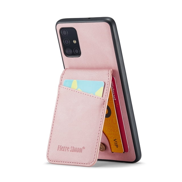 For Samsung Galaxy A13 A14 A22 A23 A24 A33 A34 A51 A52 A53 A54 A71 A72 A73 Case, Dual Layer Lightweight Premium Leather Case Wallet With Card Holders Magnetic Lock Flip Protective Phone Case