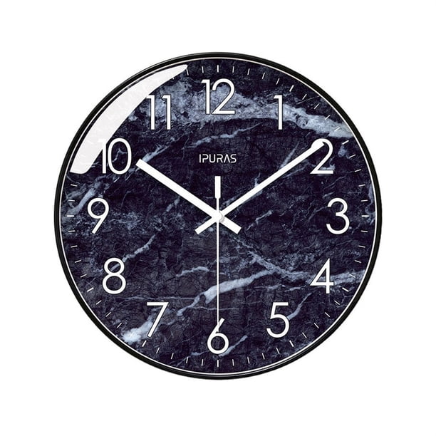 Reloj de pared de salón simple, moderno y silencioso, reloj doméstico, segundo reloj de barrido