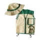thumbnail image 2 of Chaleco y sombrero de explorador para niños Kit de aventura al aire libre Juego de simulación Chaleco de safari y sombrero Verde, 2 of 9