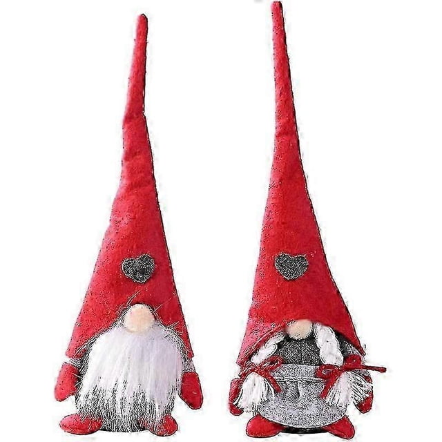 Christmas Scandinavian Christmas Figures, Christmas Gnomes, Christmas Decorations, Swedish Children's Gnomes, Christmas, Set of 2