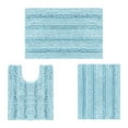 thumbnail image 1 of Decorative Area Rug 3 Piece Bathroom Rugs Sets Thick Striped Bath Rugs Set for Bathroom Non Slip Soft Absorbent Bath Mat Set for Tub Shower and Toilet Floor Carpet,Living Room Rug,Bedroom Rug,Non Sli, 1 of 9