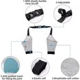thumbnail image 2 of Manchon de Jambe pour Chien Chiot Protection de Patte avant Coussinets Doux Support de Coude Chien Gris, 2 of 5