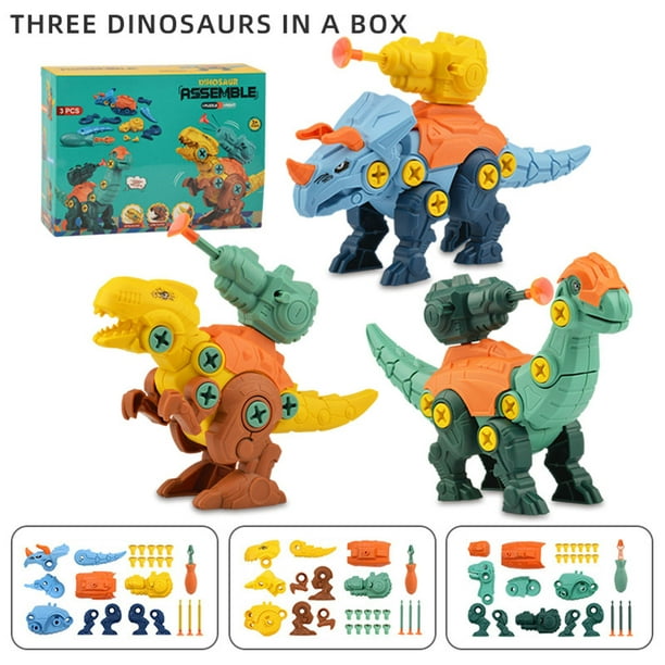 Jouets de Dinosaure à Construire 3PCS – Pour Les Petits